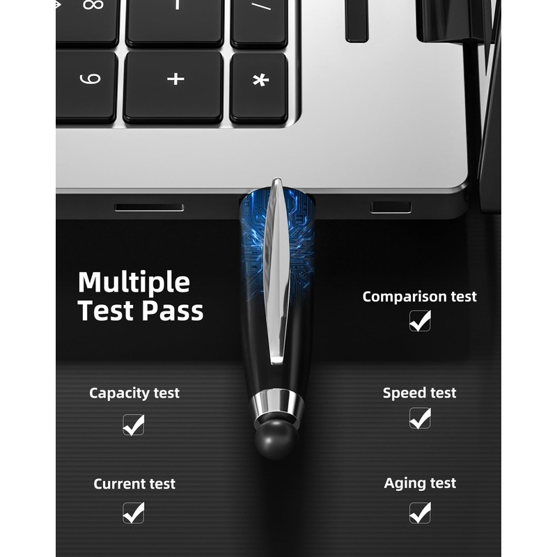 Bilious USB Flash Drive, USB 2.0 2PCS Thumb Drive Portable