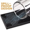 24" x 4" Rubber Bar Top Spill Mat | Professional