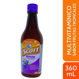 Emulsion de Scott Frutas Tropicales (tropical fruit) (360 ml)