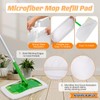 4 Pack Reusable Mop Refill Pad Suitable for Swiffer Sweeper