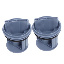 Operitacx 2pcs Washing Machine Drain Trap Filter Durable Plastic Lint Traps for Drum Washers Easy Installation Broad Compatibility with Front Loading Machines