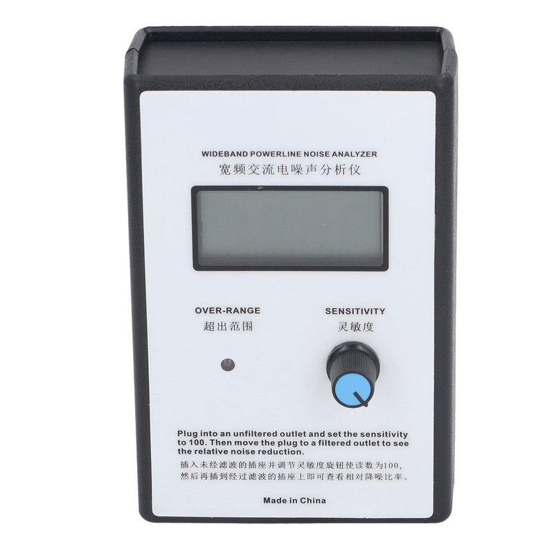 Noise Analyzer LCD Display Broadband 300KHz‑700KHz EMI AC Power Noise