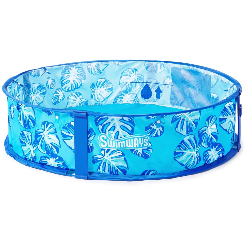 Swimways Elite Pop-Up Above Ground Pool, Baby Pool with Canopy