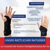 Dr. Arthritis Doctors Designed Adjustable Wrist Support / Wrist Splint,