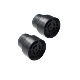 BEITESI Replacement Mini Trampoline Leg Cap Tips Trampoline Leg Cap Chair Leg Caps Replaceme nt Rubber Cap Tips Floor Pads for Mini Trampoline（Black）(2pack)