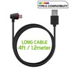 Cellet USB 90 Degree Type-C Cable 4ft Long USB C