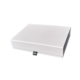 Thepaperbagstore Light Grey Luxury Magnetic Gift Box - Easy Assembly Magnetic Closure/Lid Proposal Boxes - Suitable Gift Box for Weddings, Bridal Showers, and More - 220x170x50mm