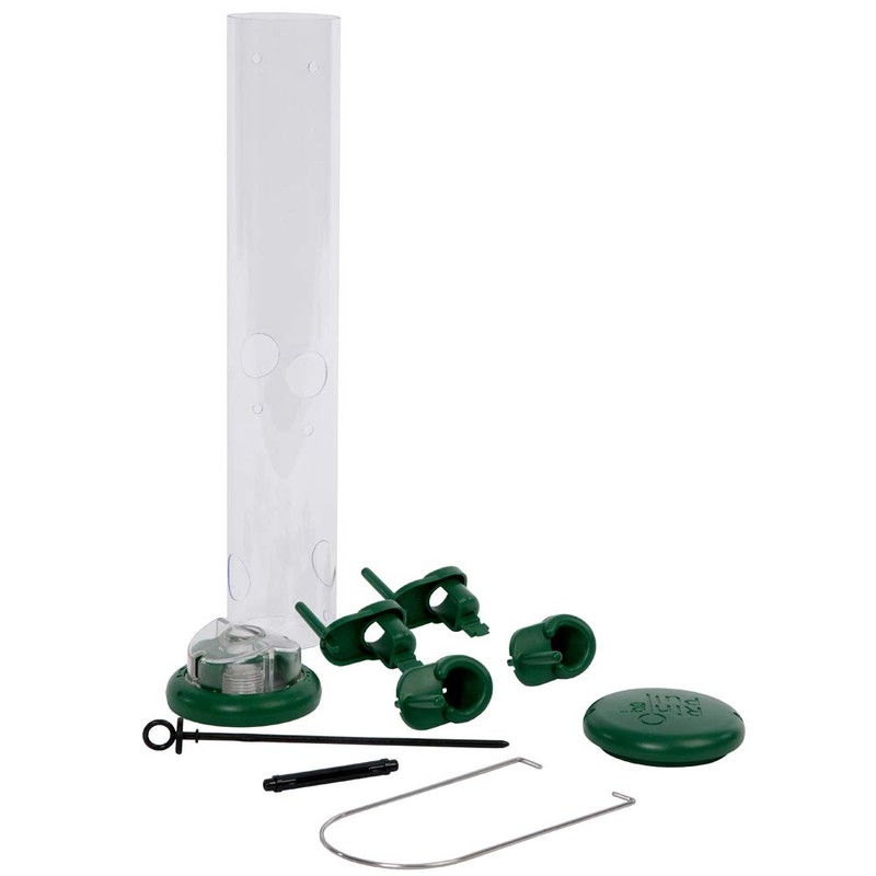 Ring-Pull TO-S1G Small Bird Feeder for Seeds - Green