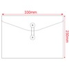 A'sTool A4 Envelope File Kraft Paper Cardboard with String Horizontal