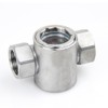 Stainless Steel Flow Indicator, 1/2 Inch Window Sight Glass Water