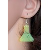 Miniblings Earrings Chemistry Test Tube and Piston Plexi LC Neon
