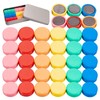 Wukong 36Pcs Round Fridge Magnets, 6 Colors Strong Whiteboard Magnets