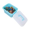 64pcs Lacing Bead Set Wooden Number Fruit Pattern Stringing Beads