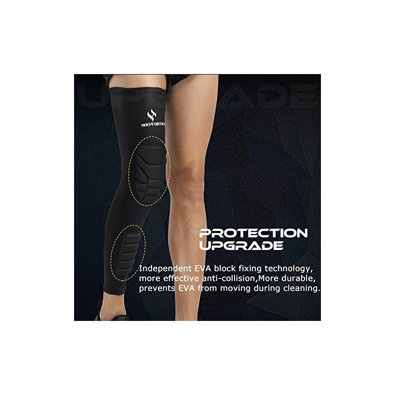 Knee Calf Padded 2 Pack Compression Leg Sleeve Shin Protective