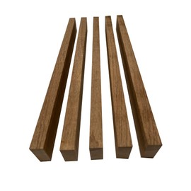 Exotic Wood Zone Pack of 5, Cutting Board Blocks Sapele | Best 3/4" x 2" x 36" Lumber Boards