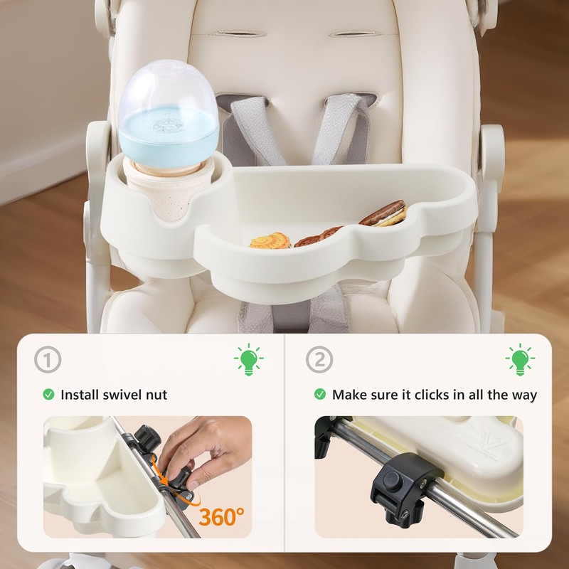 Li & Zhao Universal Stroller Snack Tray Attachment - Universal