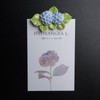 1 Pc Handmade Large 3D Ceramic Double Bloom Blue Hydrangea