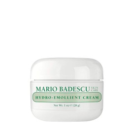 Mario Badescu Crema facial hidroemoliente con colágeno, vitamina A y E y aceite de maní, protege contra la pérdida de humedad, humectante facial de viaje para piel seca, 28 gr