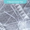Lekesky Duvet Cover Double Size, Comforter Covers with Chic Triangle