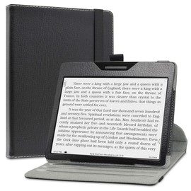 LiuShan Rotating Case for BOOX Page, 360° Rotating Stand Function Case for BOOX Page/BOOX Tablet Go Colour 7 Tablet 7 Inches, Black