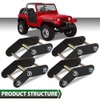 GRAND ORANGE 2" Shackle Relocation Lift Kit, Front and Rear,