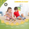 Ovshnrr Montessori Busy Board, LED Light Switch Toy - Motor