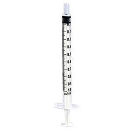 Terumo 8SS01T1 Syringe, 1 mL (Pack of 100)