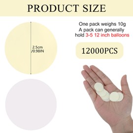 120 00 Pcs 1 Inch White Beige Round Tissue Confetti for Wedding Parties, Biodegradable Round Tissue Table Decor Engagement Confetti, Circle Paper for Balloons Birthday Decoration Party Anniversary