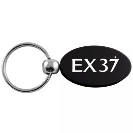 Infiniti EX37 Oval Key Ring (Black)