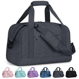 FIORETTO for Ryanair Cabin Bags 40x20x25, Travel Underseat Hand Luggage Bag with Removable Wet Pocket, Carry on Weekend Overnight Holdall Bag with 5 Compartments for Women & Men 20L Grey