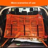 Kaskawise SUV Car Ceiling Cargo Net with Adhesive Straps,Double-Layer Mesh