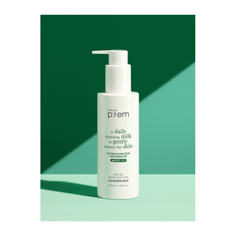 [Free Foam 20ml] Safe Me Relief Moisture Cleansing Milk 200ml