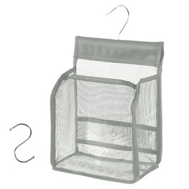 Clothes Peg Bag, Peg Bag for Clothes Pegs, Hanging Hook for Storage, Clothes Pegs with Basket, Reusable Clothes Peg Bag, Easy Hanging Hook for Storage (White)