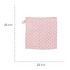 roba Organic Set of 5 Wash Cloths 'Lil Planet' Pink/Mauve,