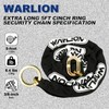 WARLION Heavy Duty Security Chain, 5ft x 3/8in Thick, 6.4lbs,