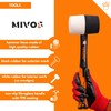 MIVOS Rubber Hammer 680 g (24 oz) - Diameter 65
