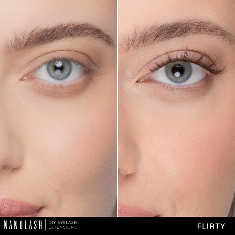 Set for Cluster Eyelashes for DIY Eyelash Extension at Home