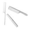 SAFIGLE 3pcs Stainless Steel Hair Cutting Comb Static Salon Combs