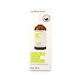 MY INGREDIENTS, Sérum de Ácido Salicílico, para Piel con Tendencia al Acné, Tratamiento para Imperfecciones, 30 ml