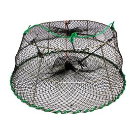 KUFA Tower style prawn trap (Size:ø30"x ø20"x 12"H),Stretched Mesh size:1-1/4"
