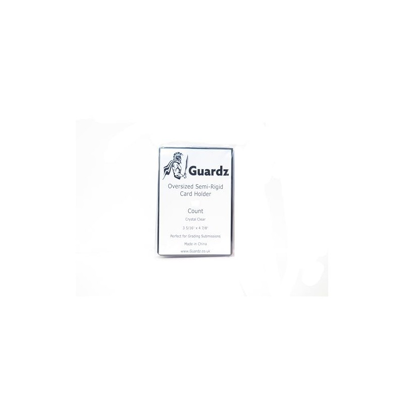 Guardz - 25 Semi Rigid Card Save Holder - Premium