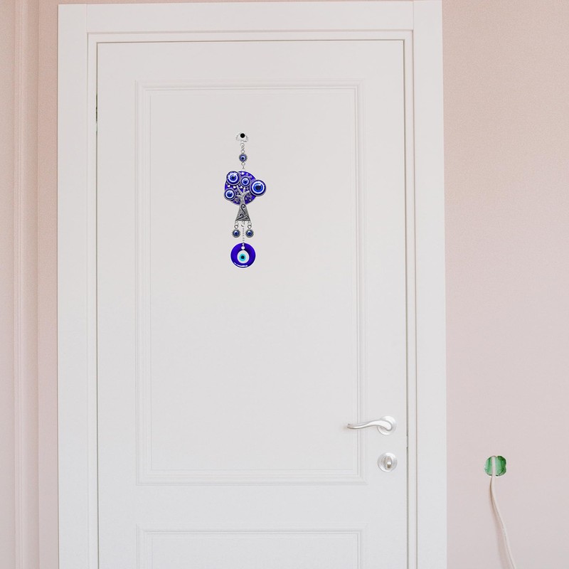 Peili Blue Evil Eye Wall Hanging Pendant Decor, Turkish Nazar