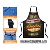 BGBDEIA Best Hot Dogs Here Apron Adjustable Neck Bib Apron