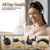 Wireless Headset with Mic for Work,Bluetooth Headphone with Noise Cancelling