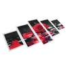 5Pcs Wall Art Painting Set Romantic Red Rose Frameless Painting