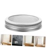 ABOOFAN 6pcs Stainless Steel Jar Sprout Lids Mesh Screen for