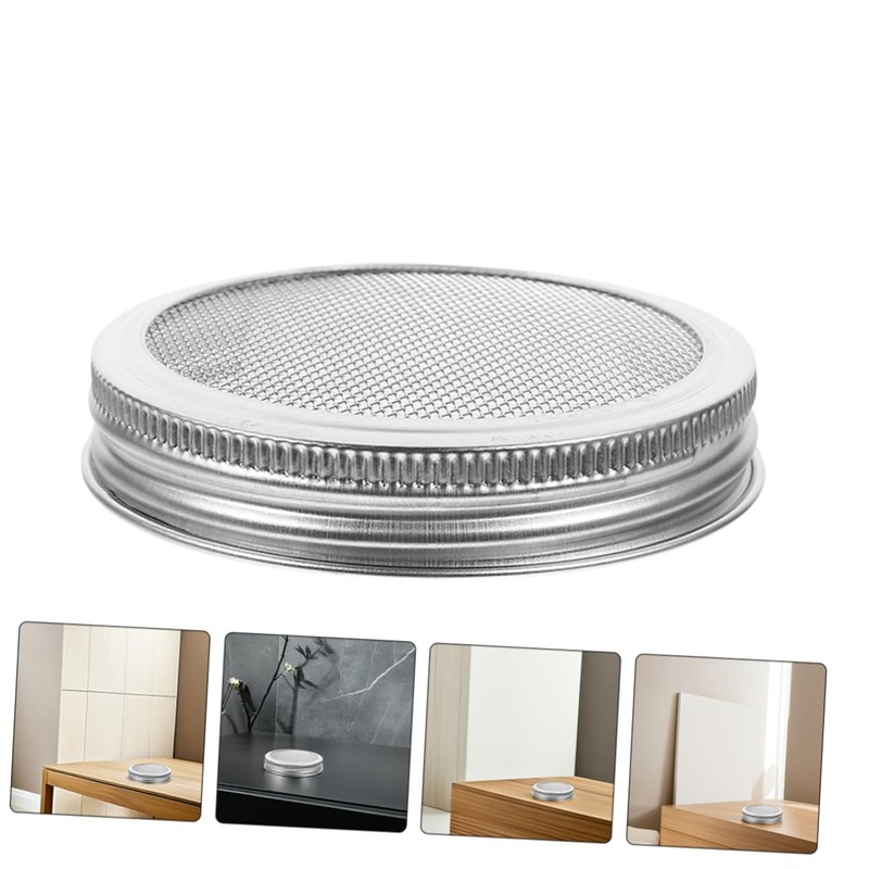 ABOOFAN 6pcs Stainless Steel Jar Sprout Lids Mesh Screen for