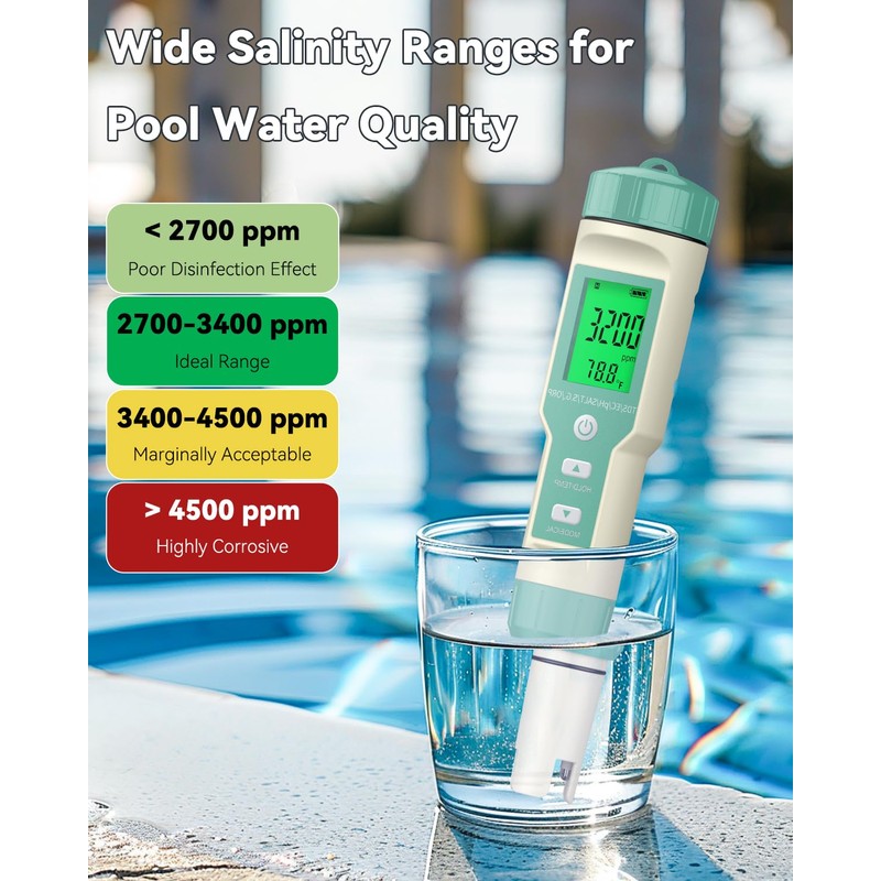 Pawfly pH Pen & ORP Meter, 7 in 1 pH