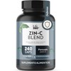 Life 360 Zin Blend 240 Cápsulas Colágeno Hidrolizado Vitamina Gluconato