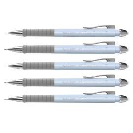 Faber-Castell Apollo 205208 Mechanical Pencil Sky Blue Pack of 5 Hardness B Lead 0.5 mm with Eraser
